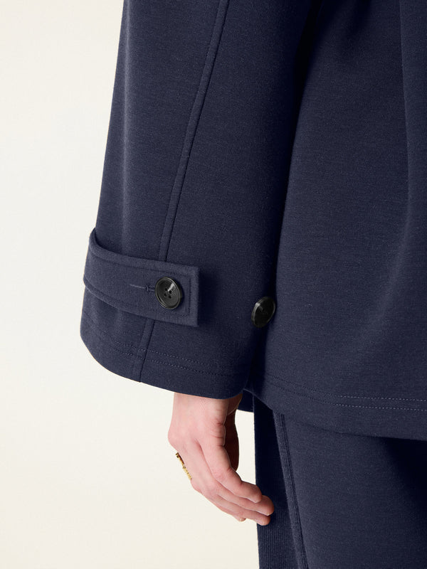 Classic Convertible Collar Belted Coat